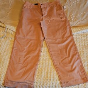 Women's Pink Gap Girfriend Khakis Size 8